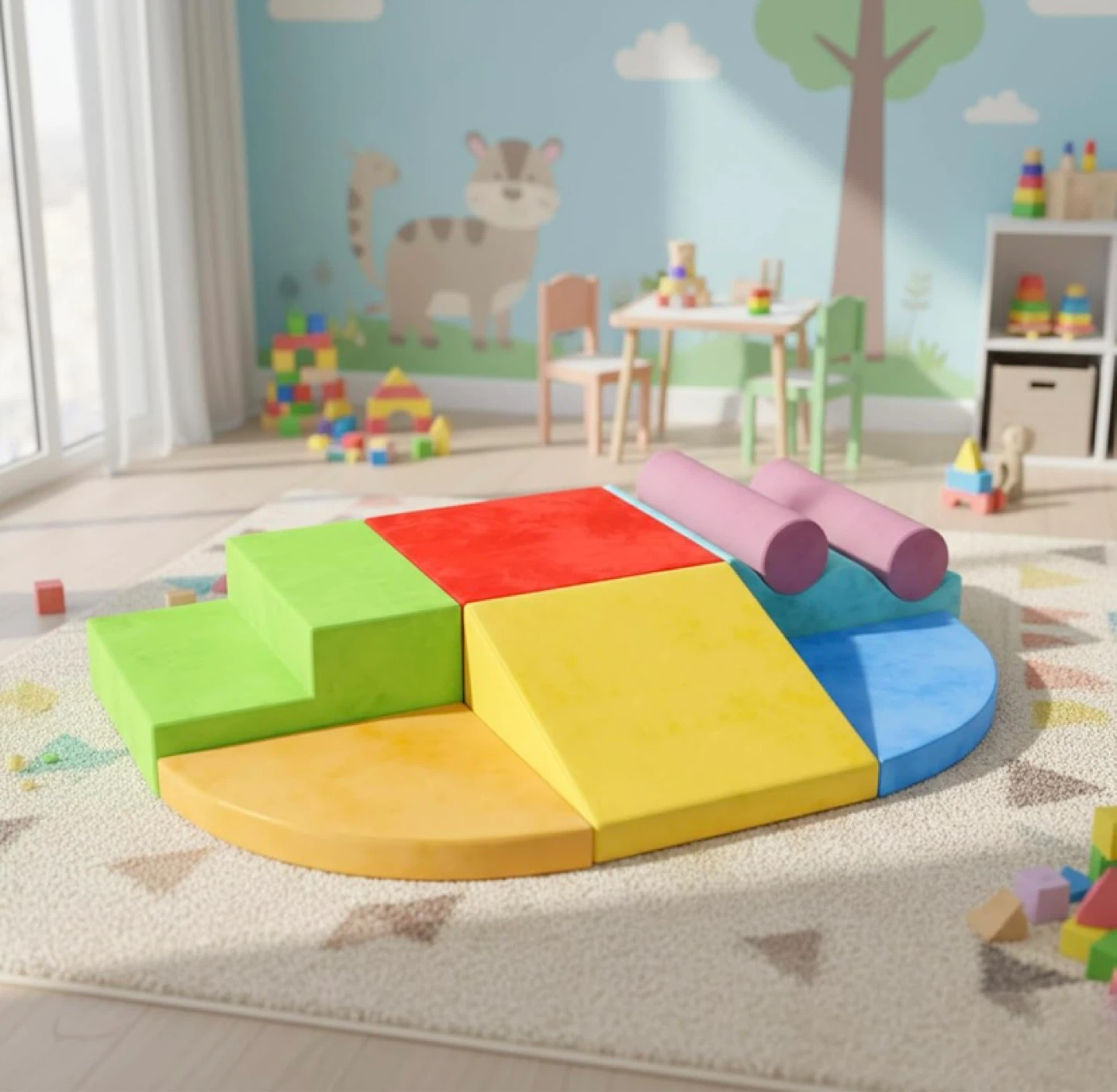 Brand New YENING Foam Climbing Blocks for Toddlers - photo 3
