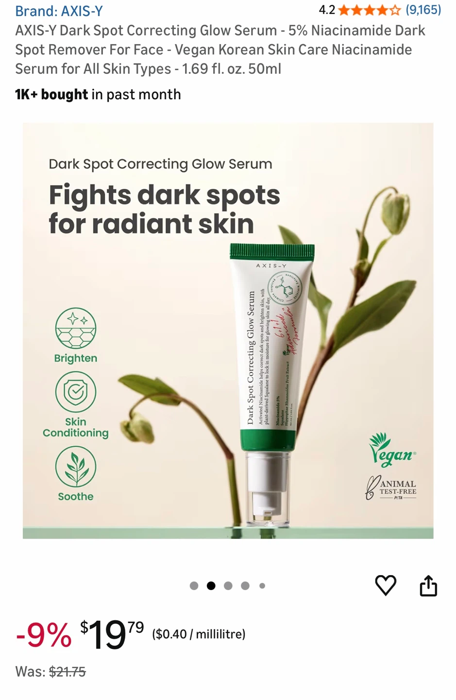 AXIS-Y Dark Spot Correcting Glow Serum 50ml - photo 3