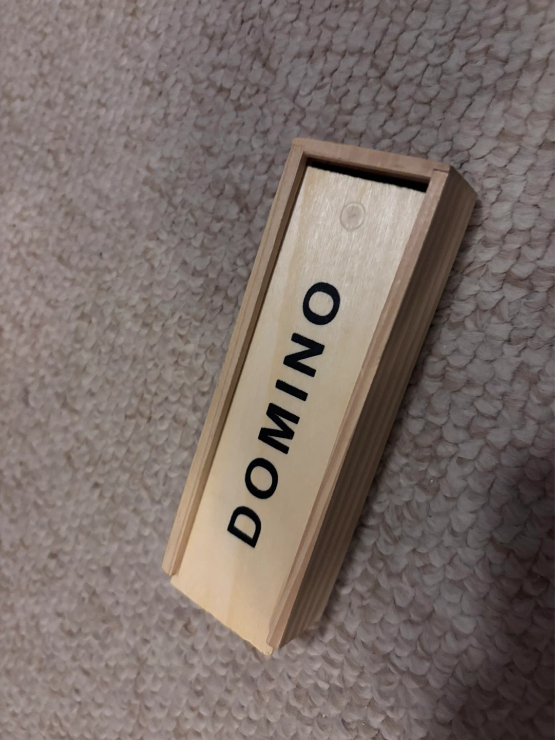 Wooden Dominoes Set with Box
