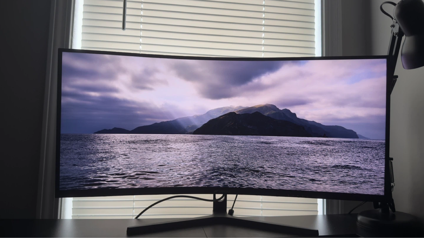 SANSUI Curved Ultrawide Monitor