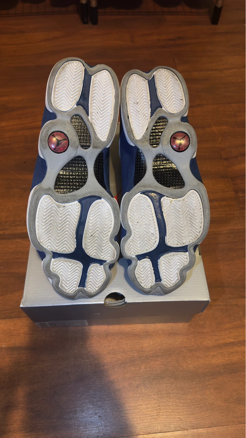 Air Jordan 13 Retro White Navy Grey - photo 5