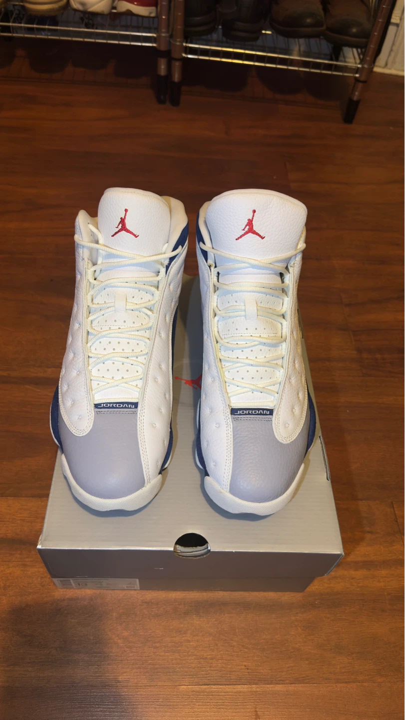 Air Jordan 13 Retro White Navy Grey - photo 2