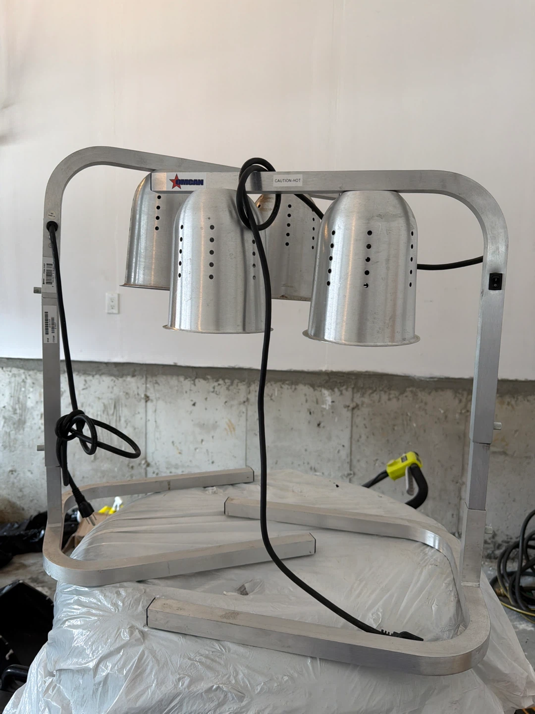 Omcan Heat Lamp Food Warmer