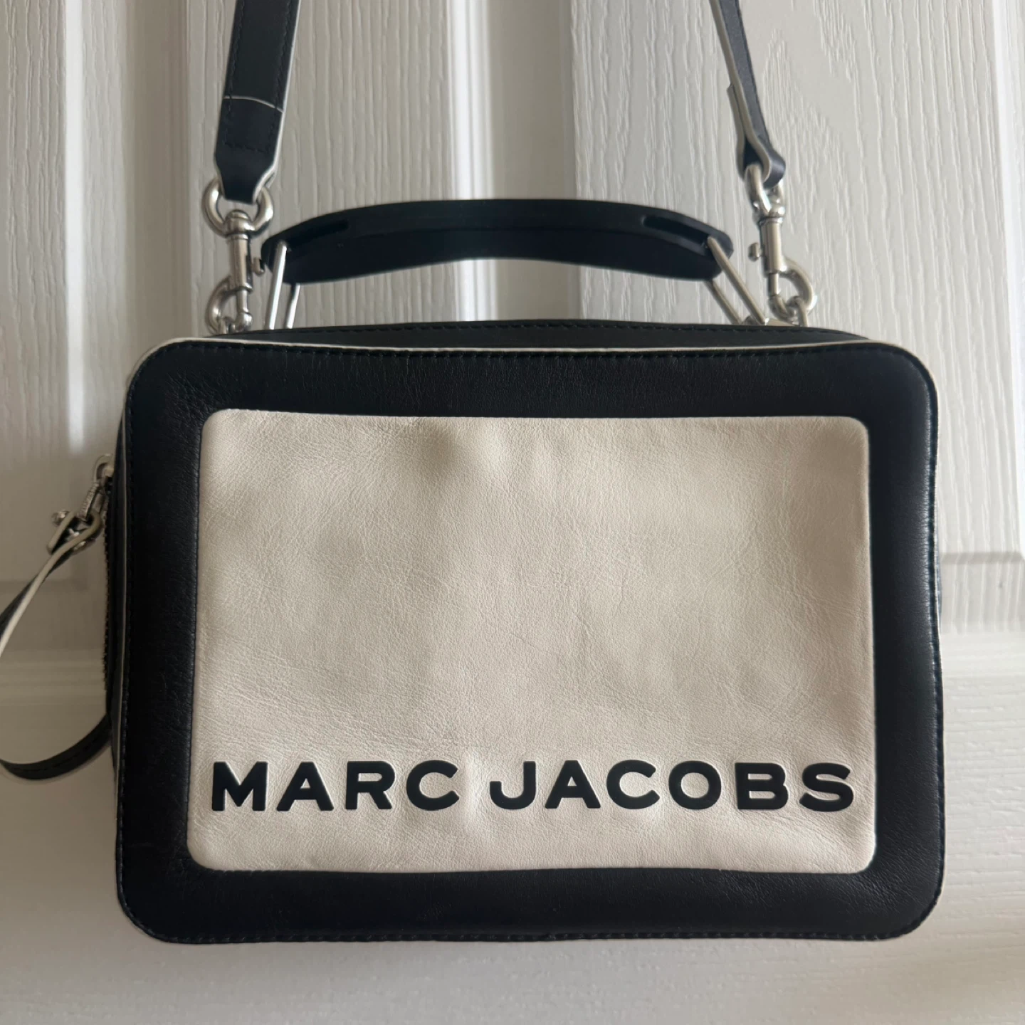 Marc Jacobs Box Crossbody Bag with Anti-Theft Style Chain Zipper