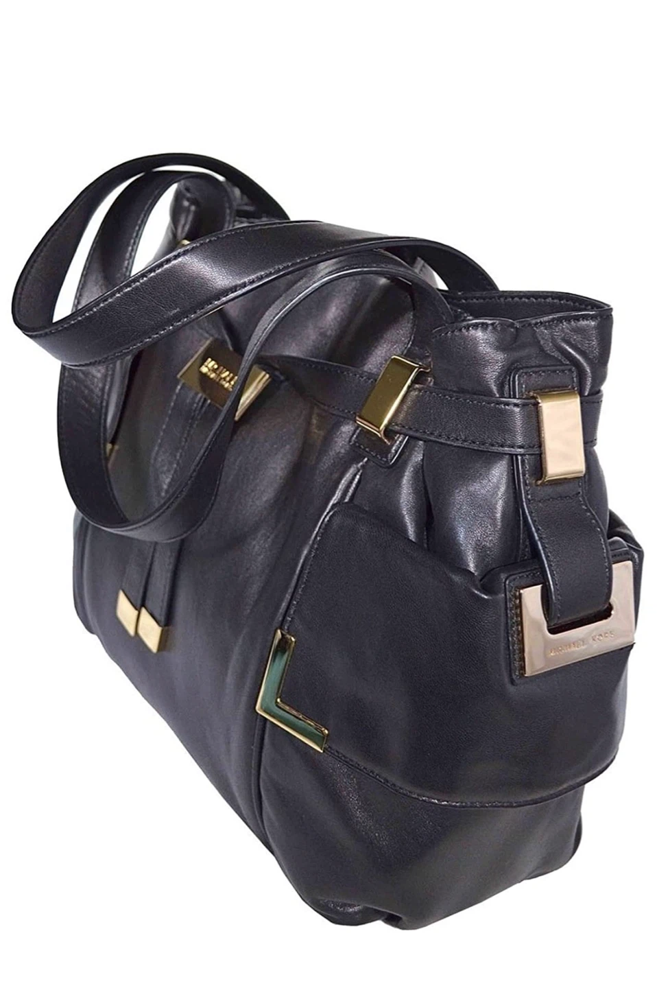 Michael Kors Black Leather Shoulder Bag
