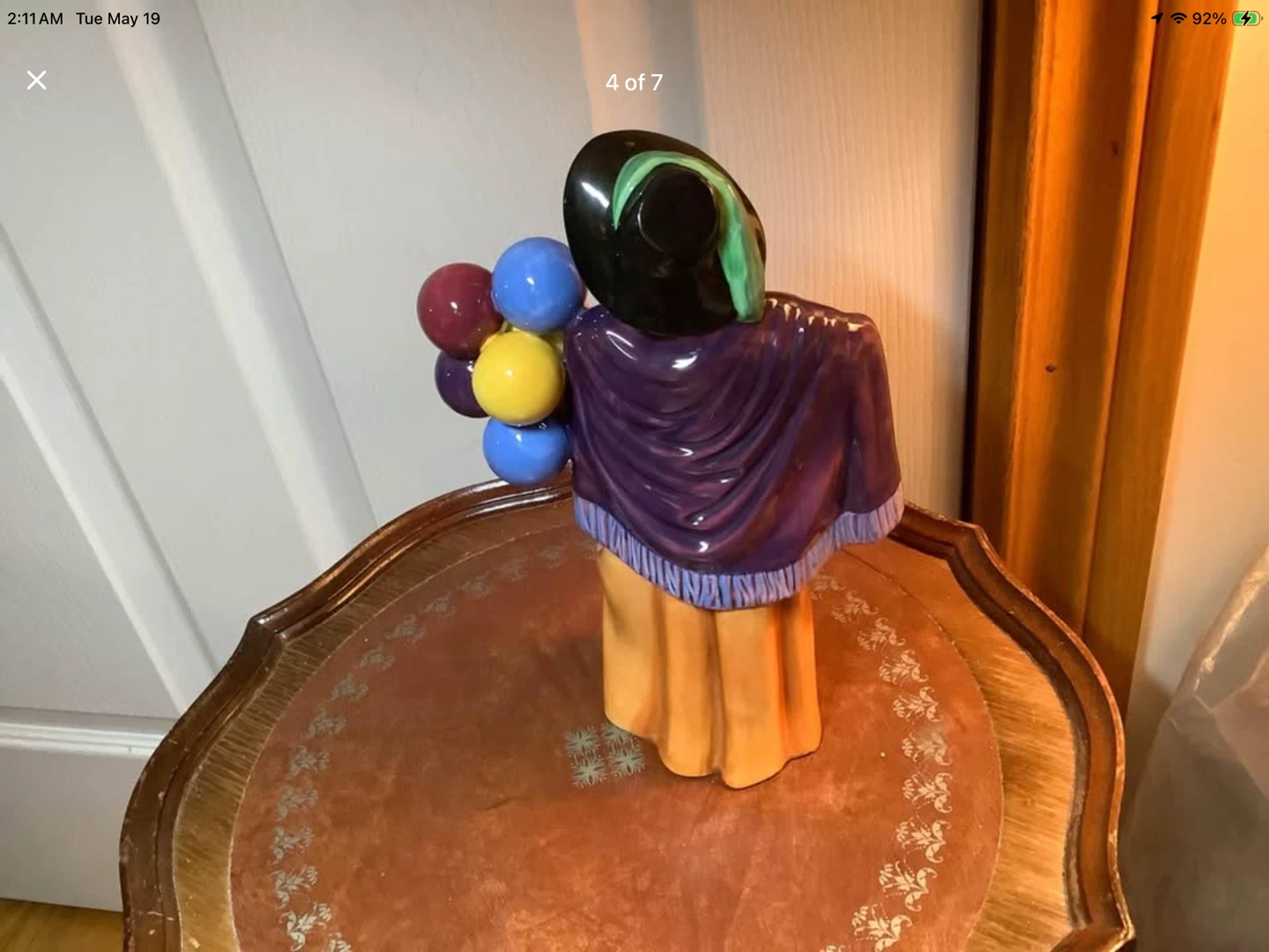 Vtg Royal Doulton’s China Figurine “Balloon Lady” 🐞 - photo 4
