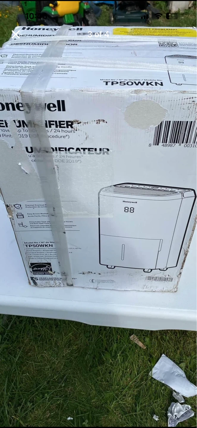 Honeywell Dehumidifier TP50WKN 50 Pints - photo 2