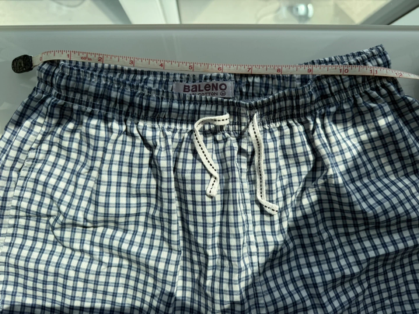 Baleno 100% Cotton Plaid Shorts with pockets size medium - photo 3