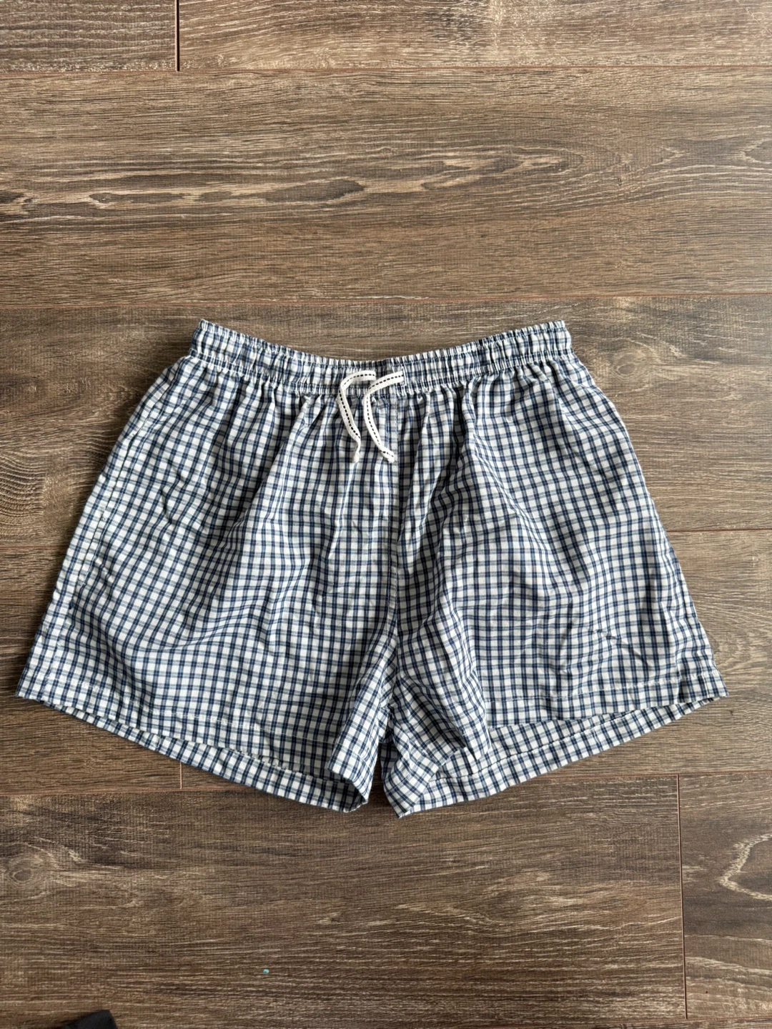 Baleno 100% Cotton Plaid Shorts with pockets size medium