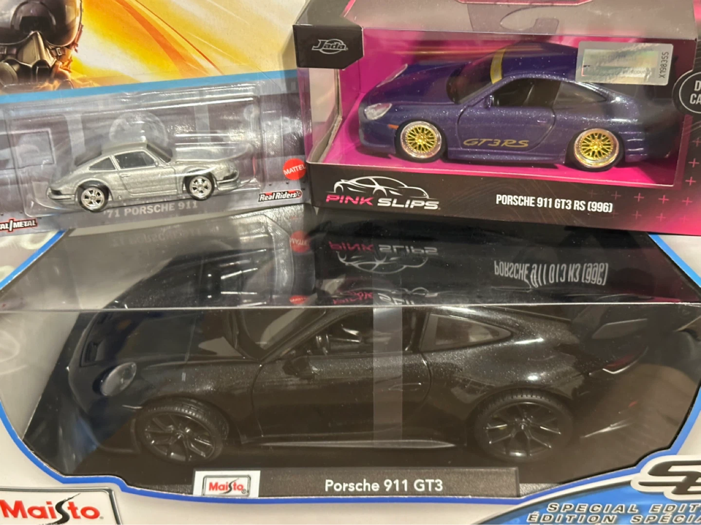 Assorted Porsche 911 Model Cars