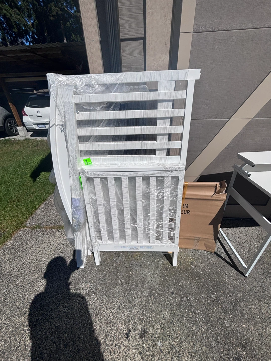 White Wooden Crib - photo 3