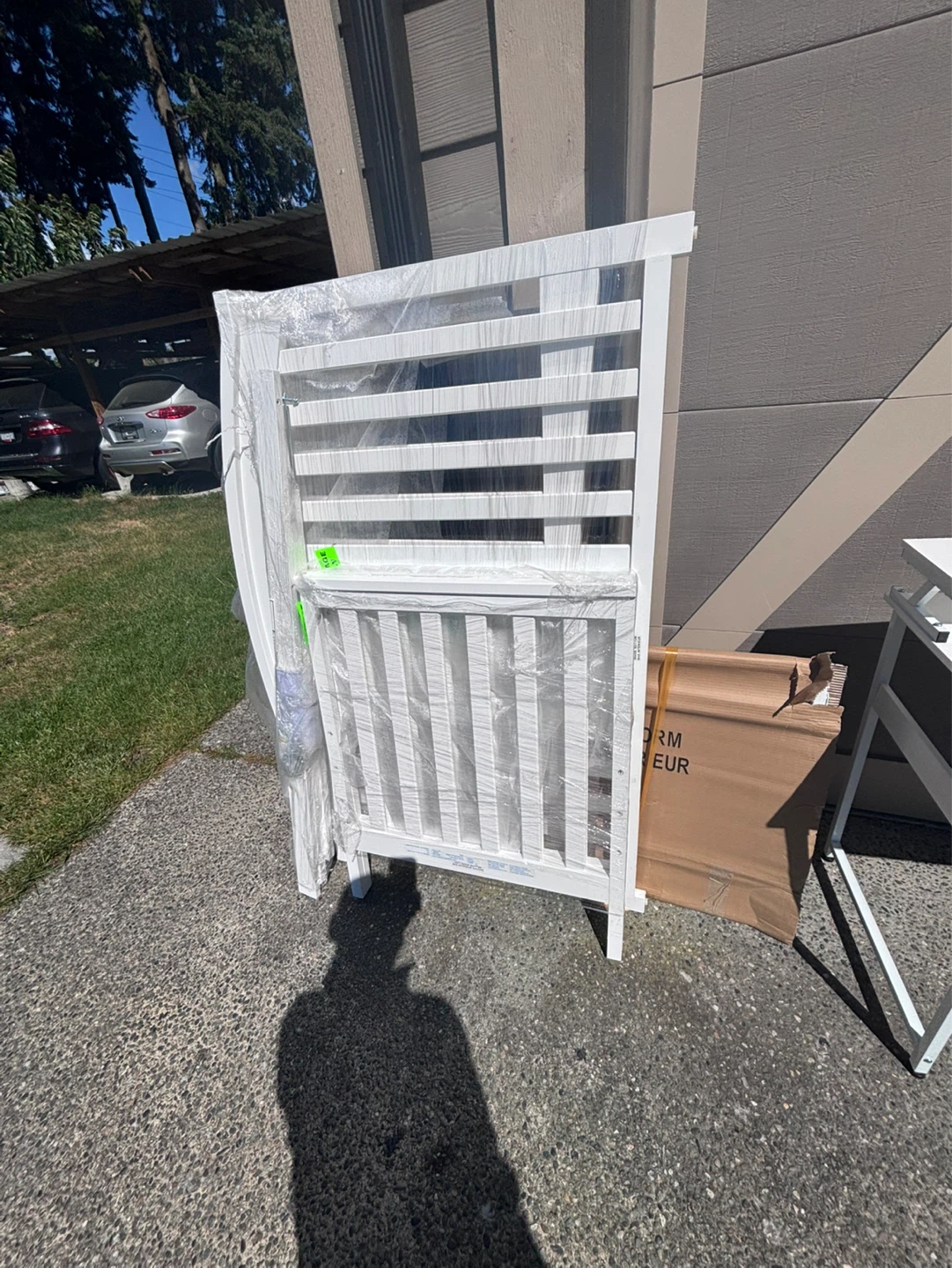 White Wooden Crib - photo 4