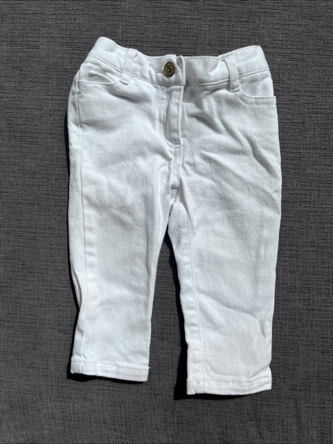 Janie and Jack 12-18 months White Jeans - photo 2