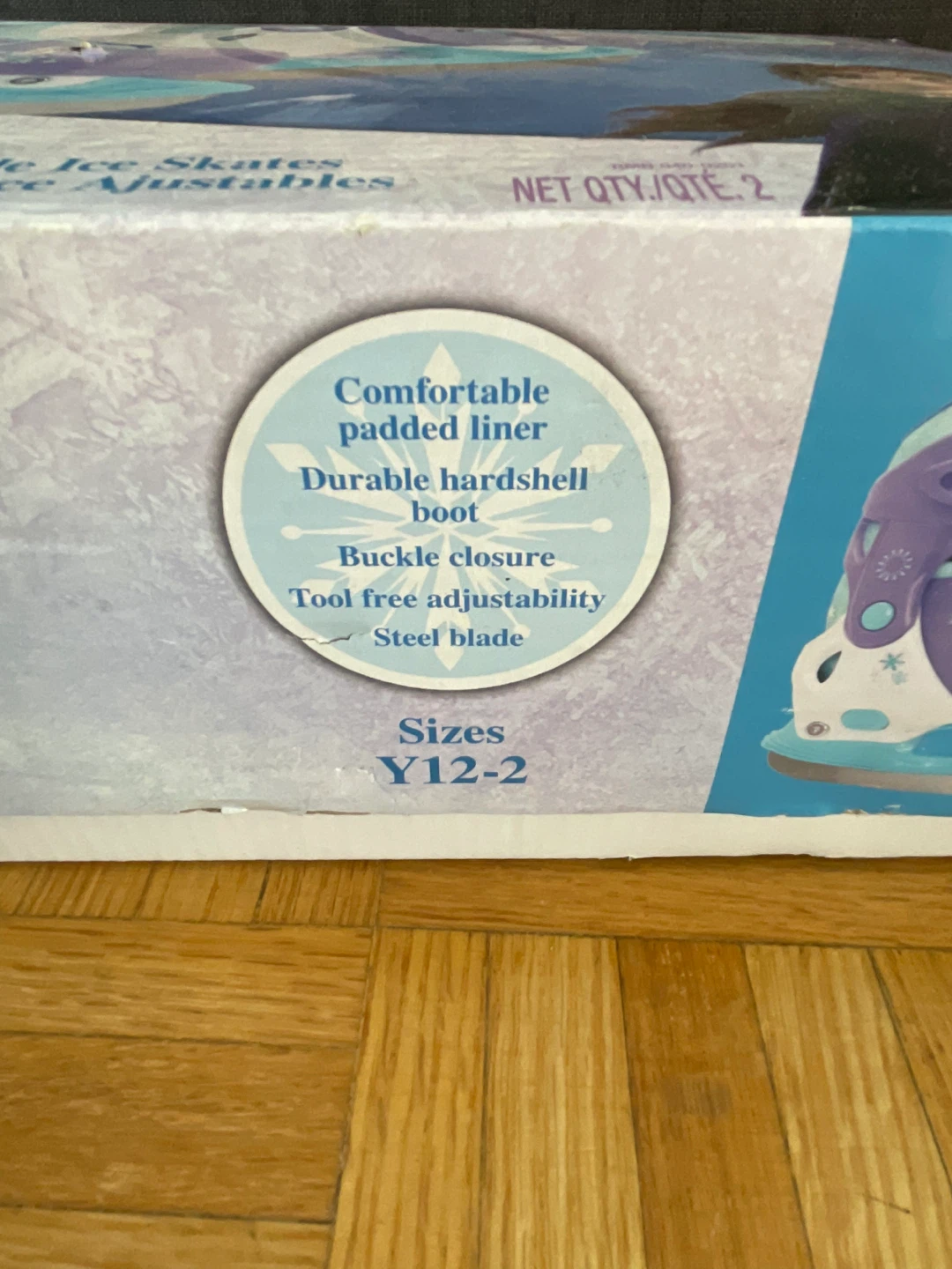 Disney Frozen Adjustable Ice Skates Youth Y12-2 - photo 3