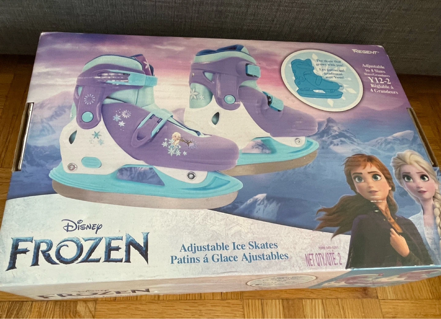 Disney Frozen Adjustable Ice Skates Youth Y12-2 - photo 2