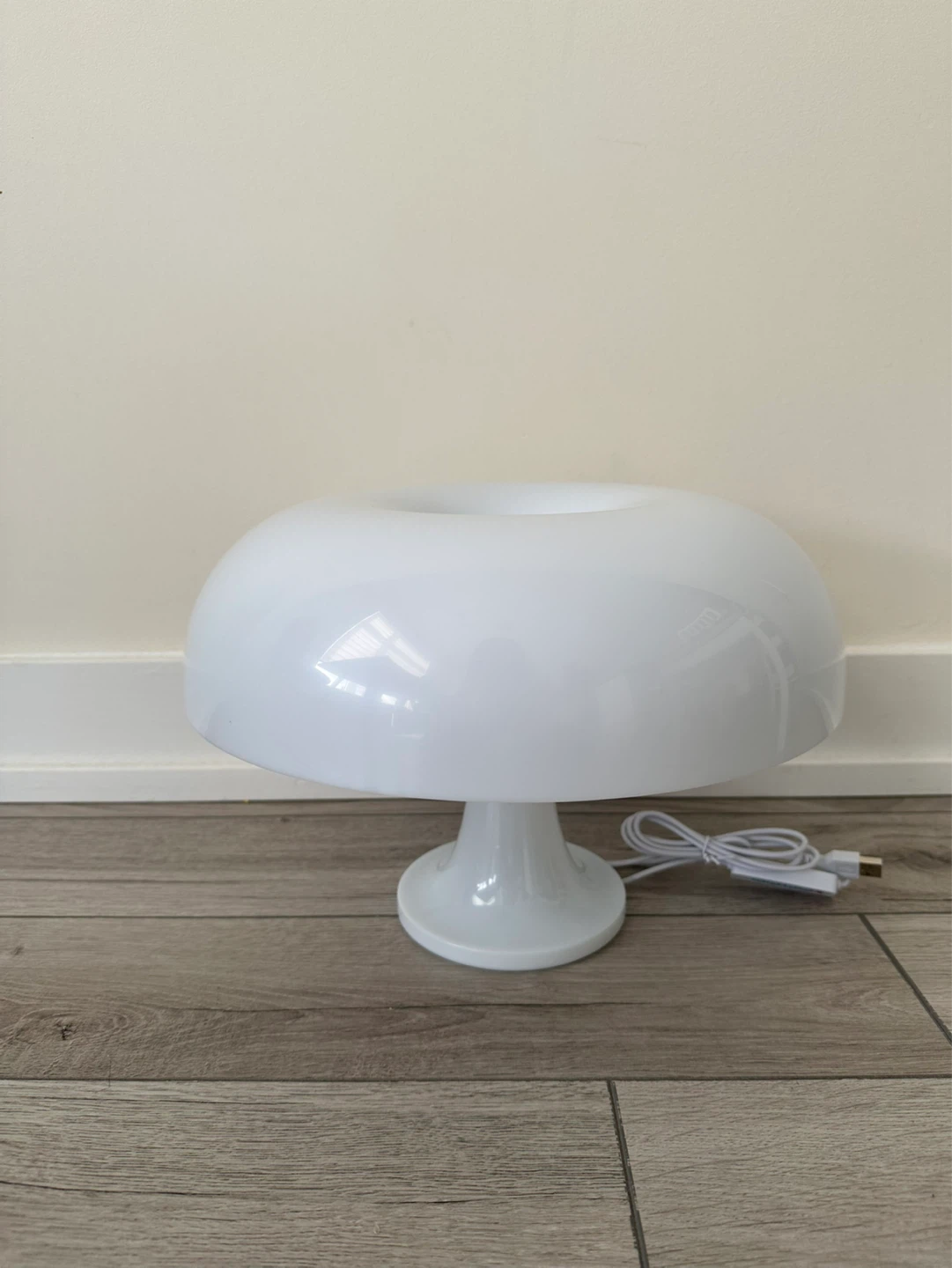 [Brand New] Retro White Mushroom LED Table Lamp - photo 2