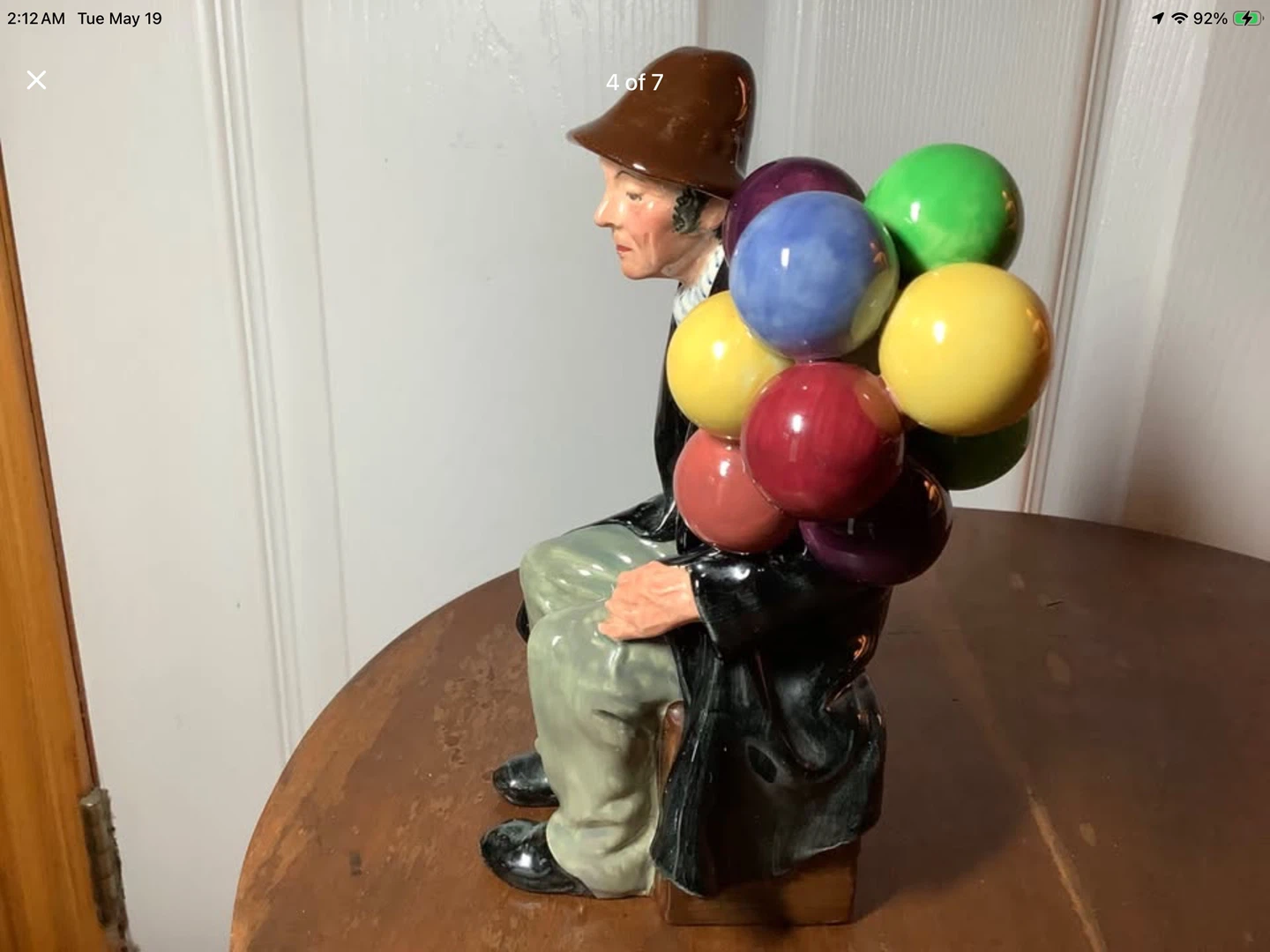 Vtg Royal Doulton’s China Figurine “The Balloon Man” 🐞 - photo 4