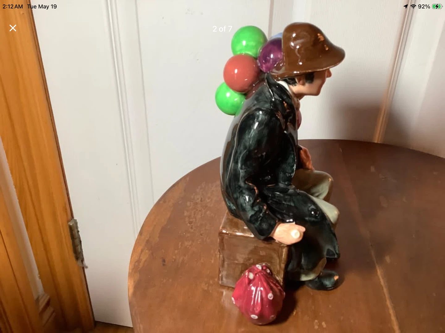 Vtg Royal Doulton’s China Figurine “The Balloon Man” 🐞 - photo 2