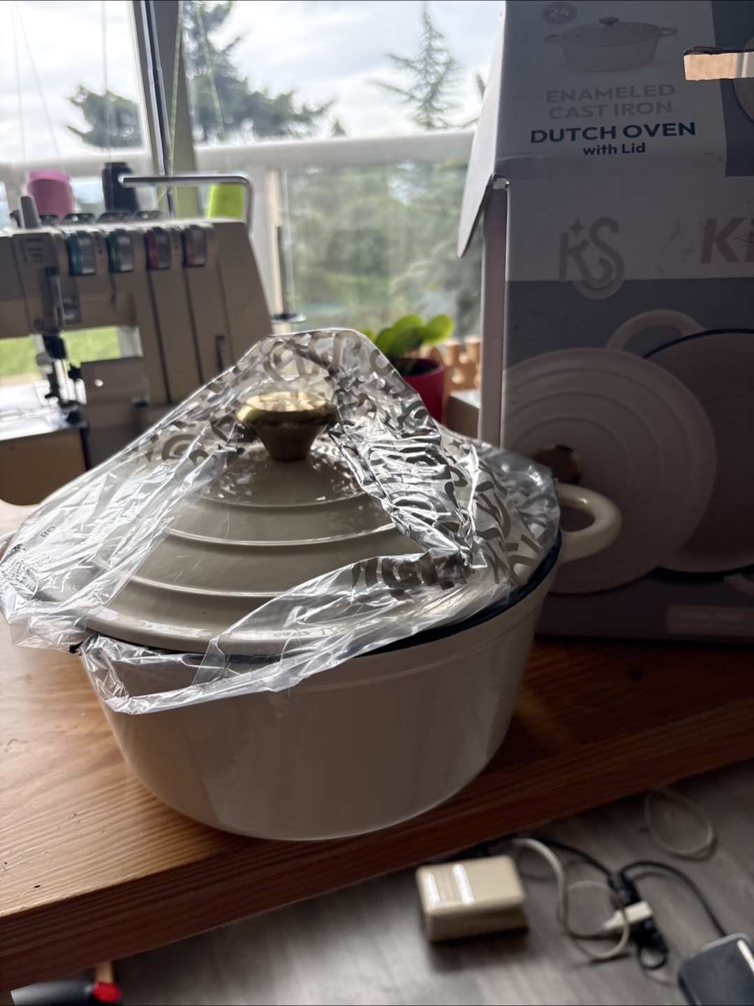 Kitchen Star Enamel Cast Iron Dutch Oven with Lid (24 cm) - photo 2