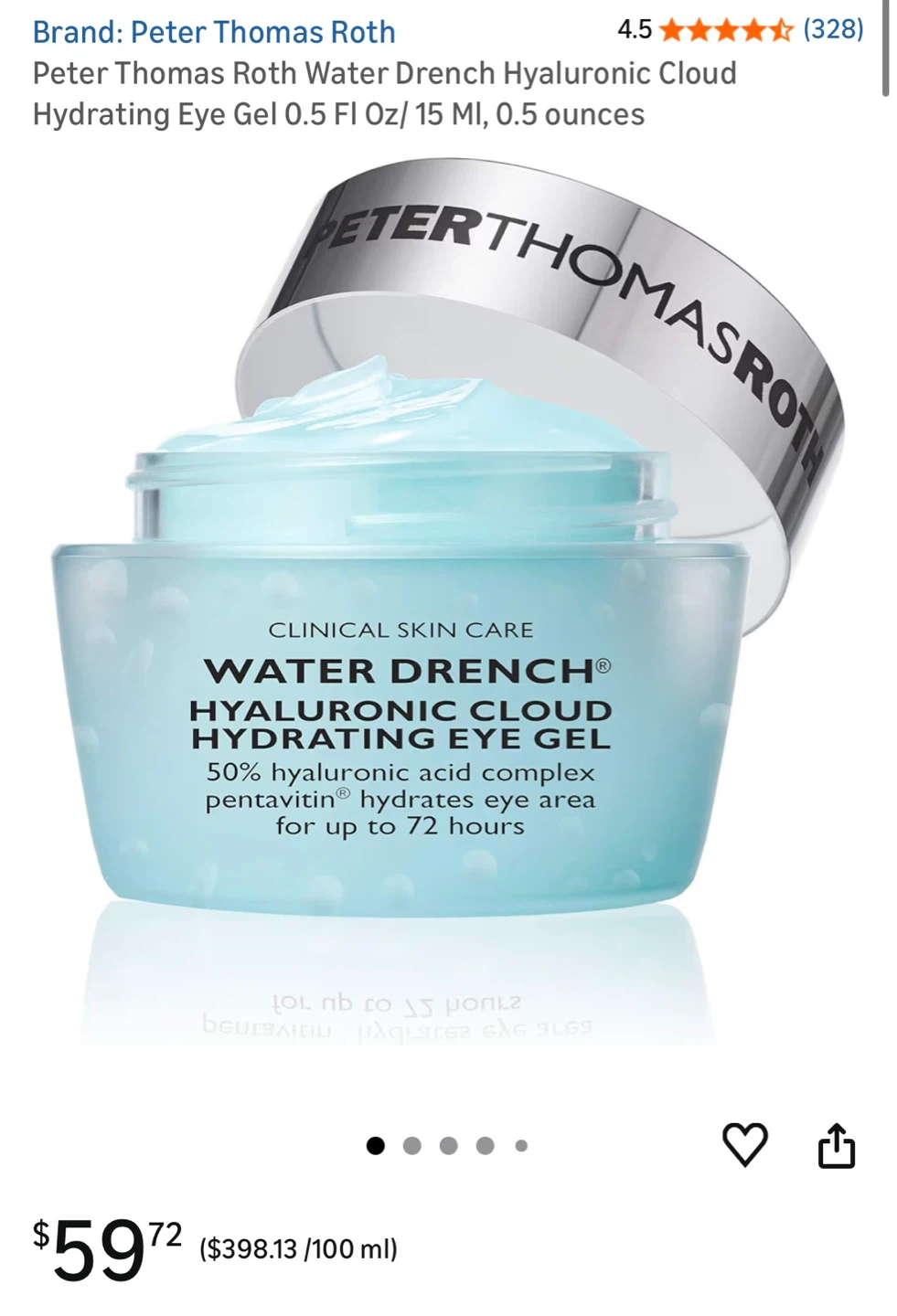 Peter Thomas Roth Water Drench Hyaluronic Cloud Eye Gel - photo 2