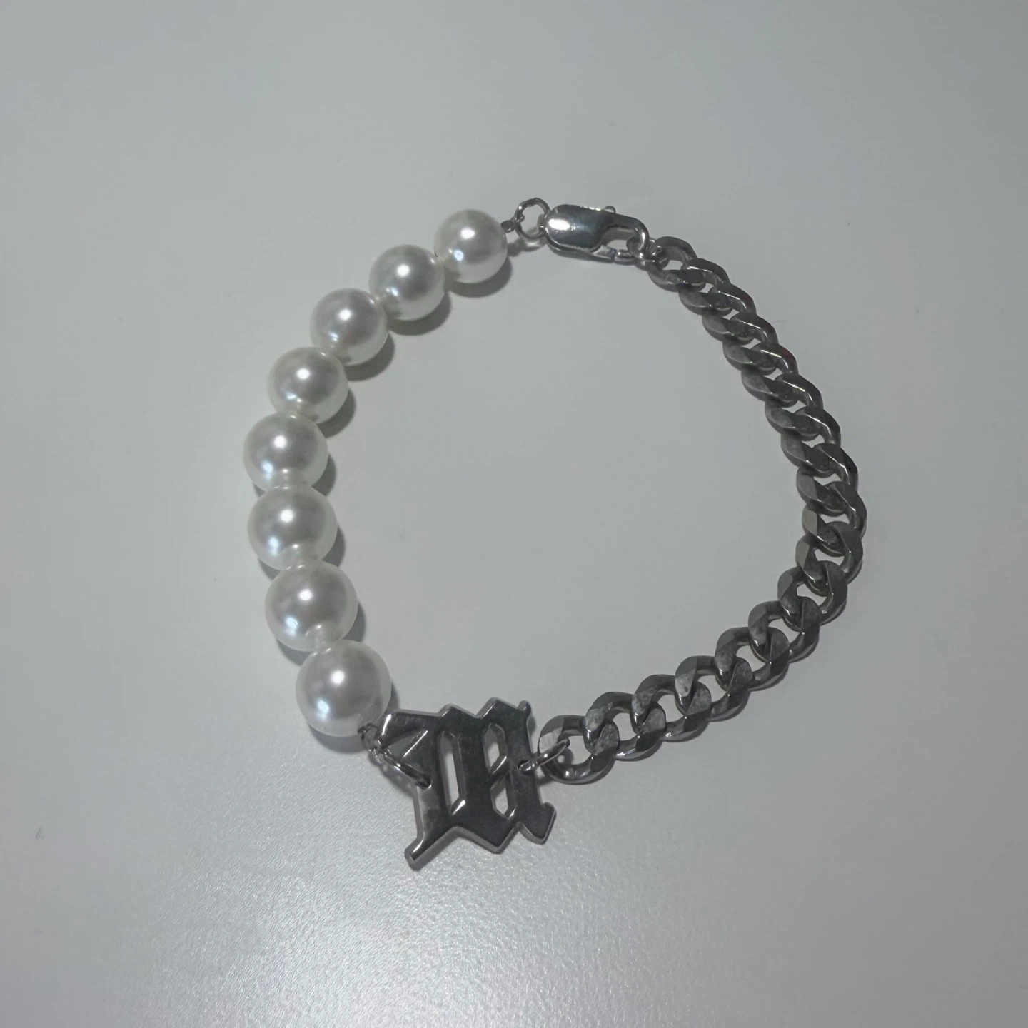 AMBUSH Older Style Pearl & Chain Bracelet - photo 4