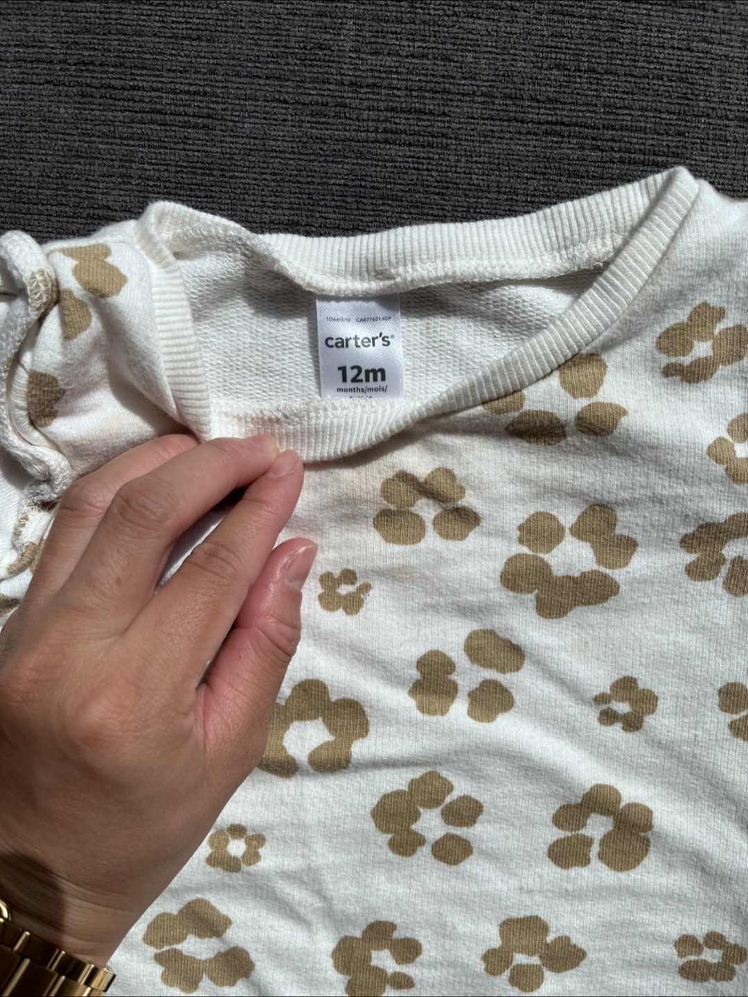 Carter’s 12 Month Flower Sweater