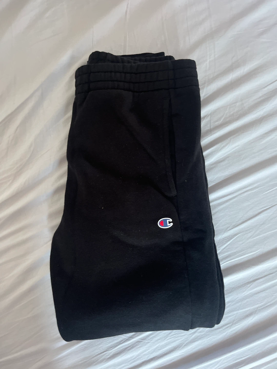 Champion Joggers Sweatpants Black Size S