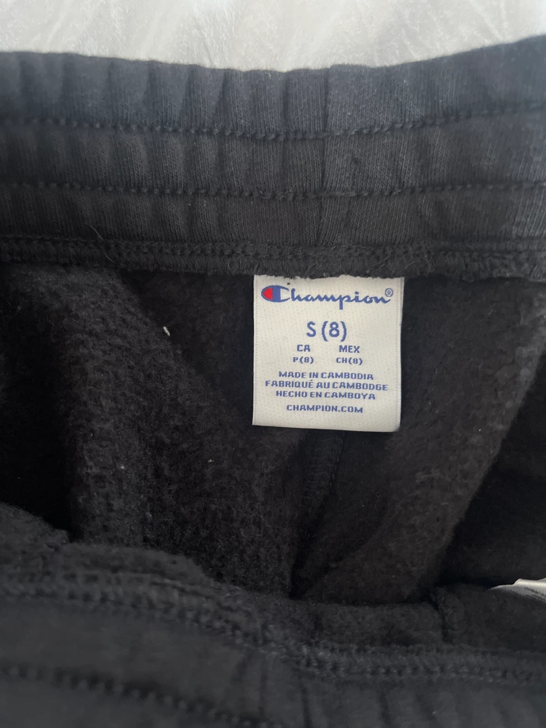 Champion Joggers Sweatpants Black Size S - photo 2