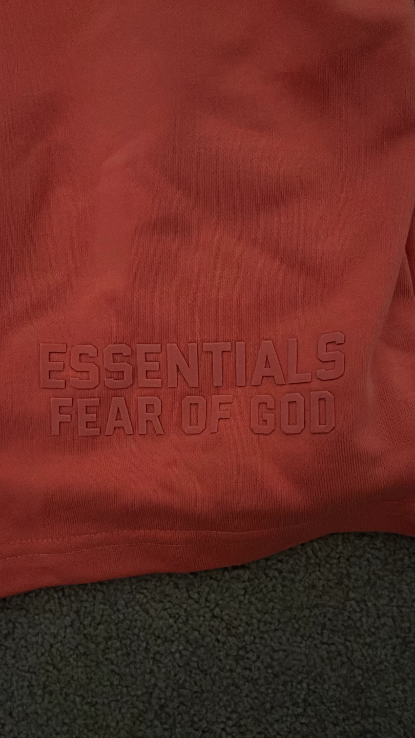 Fear of God Essentials Shorts - Coral - Size M - photo 2