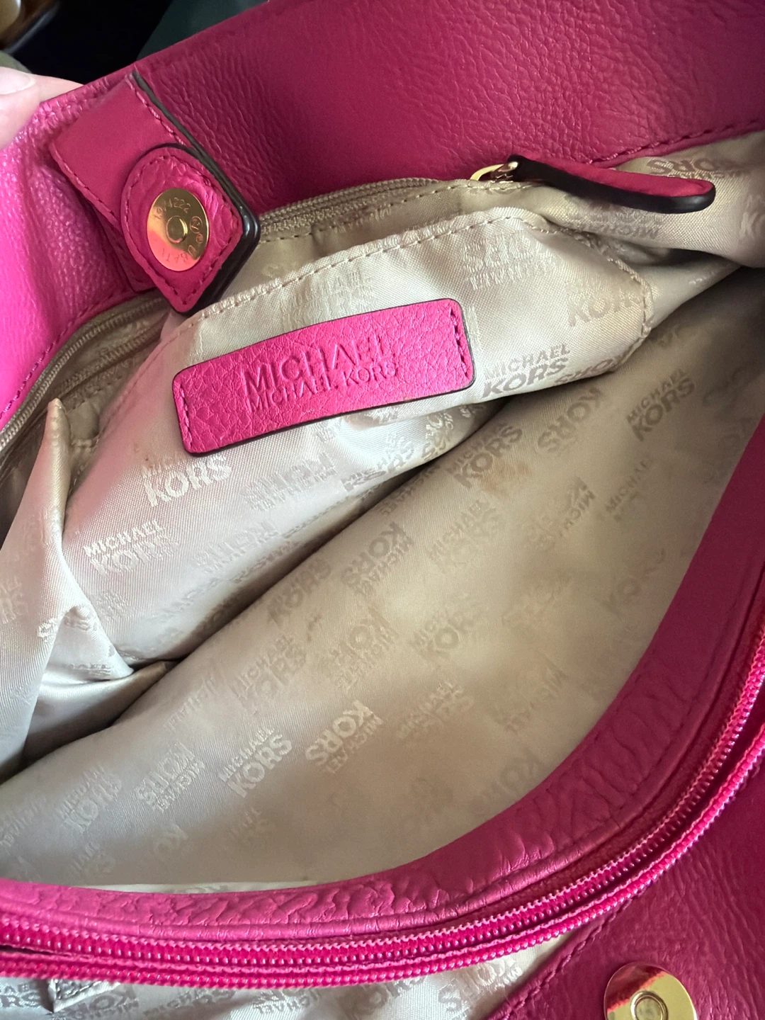 Michael Kors Pink Leather Tote Bag - photo 3