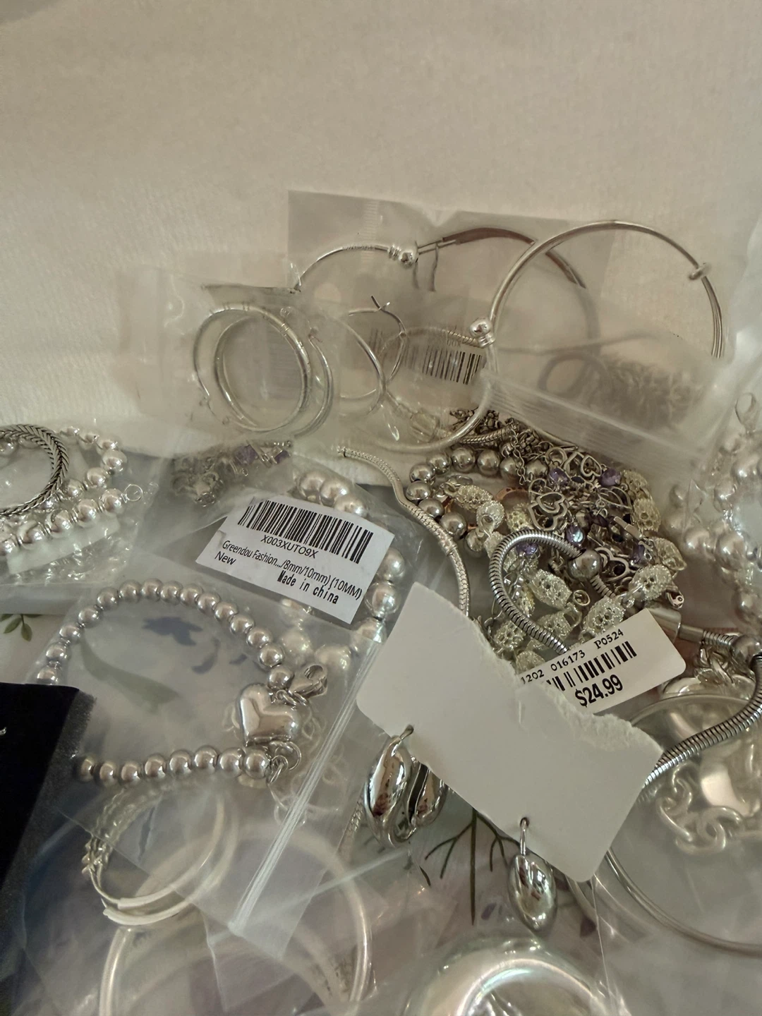 Assorted Silver-Plated Jewelry Collection - photo 3