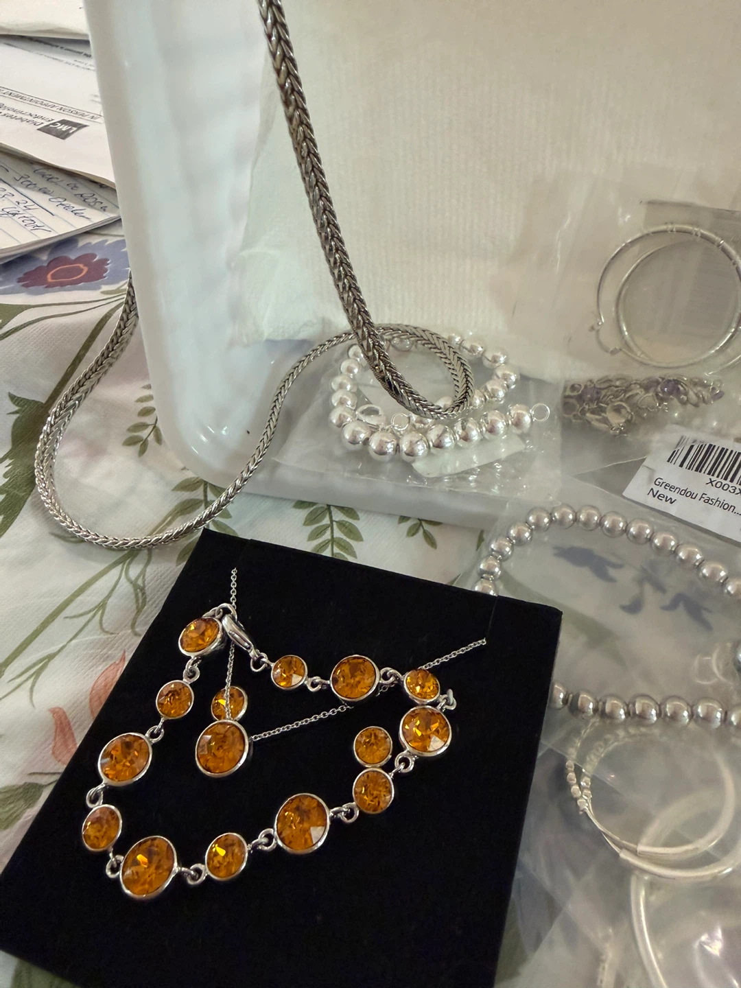 Assorted Silver-Plated Jewelry Collection - photo 4