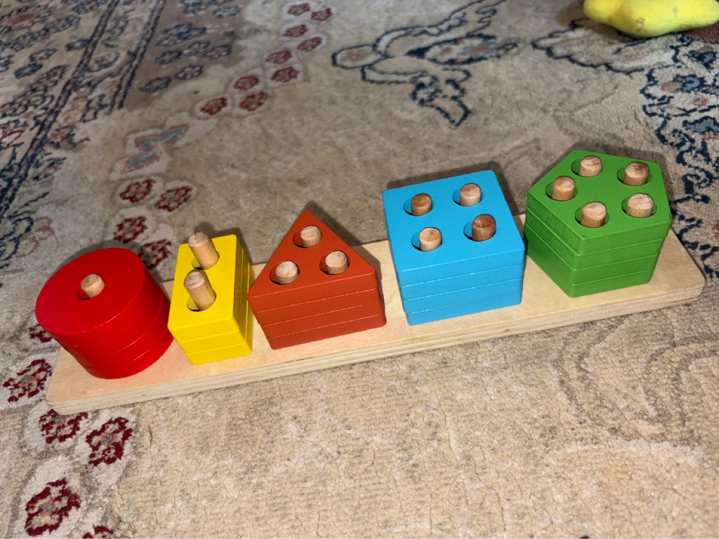Wooden Shape Sorter Toy