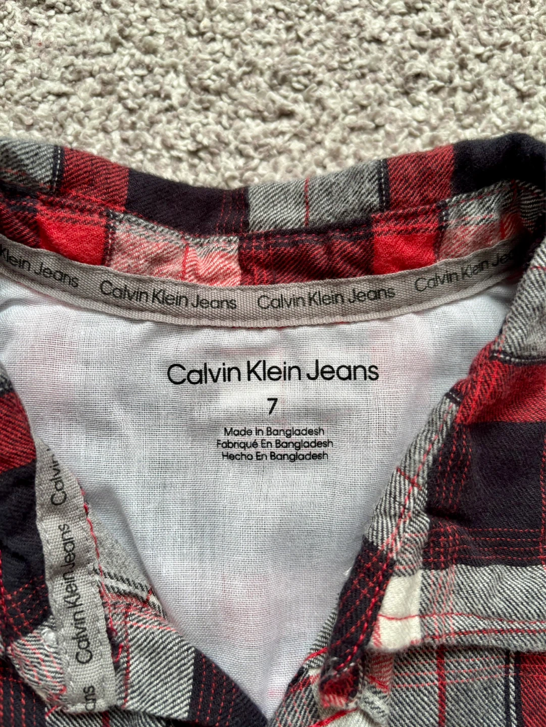 Calvin Klein Jeans Boys Shirt and Pants Set - Size 7 - photo 3