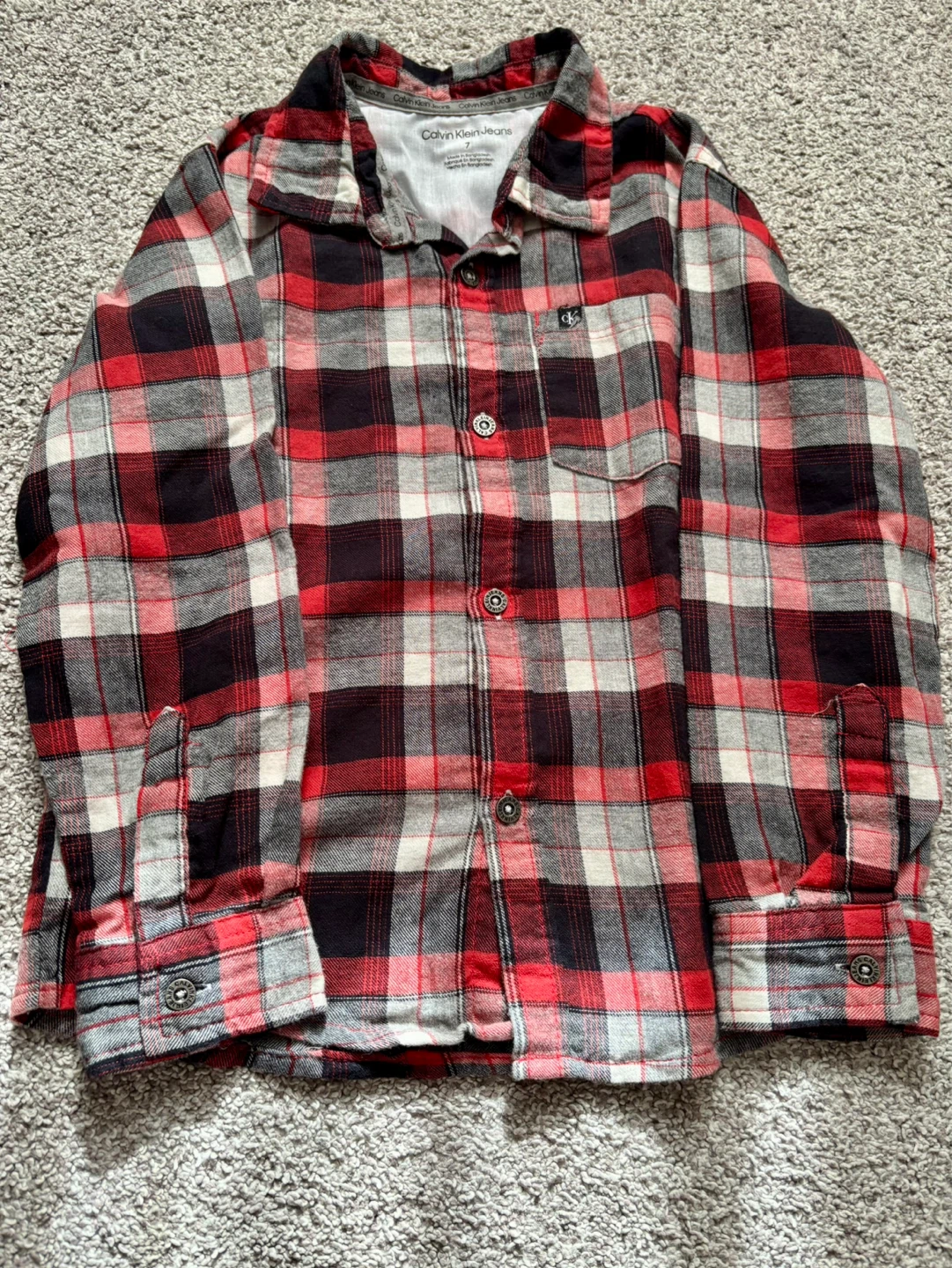 Calvin Klein Jeans Boys Shirt and Pants Set - Size 7 - photo 2