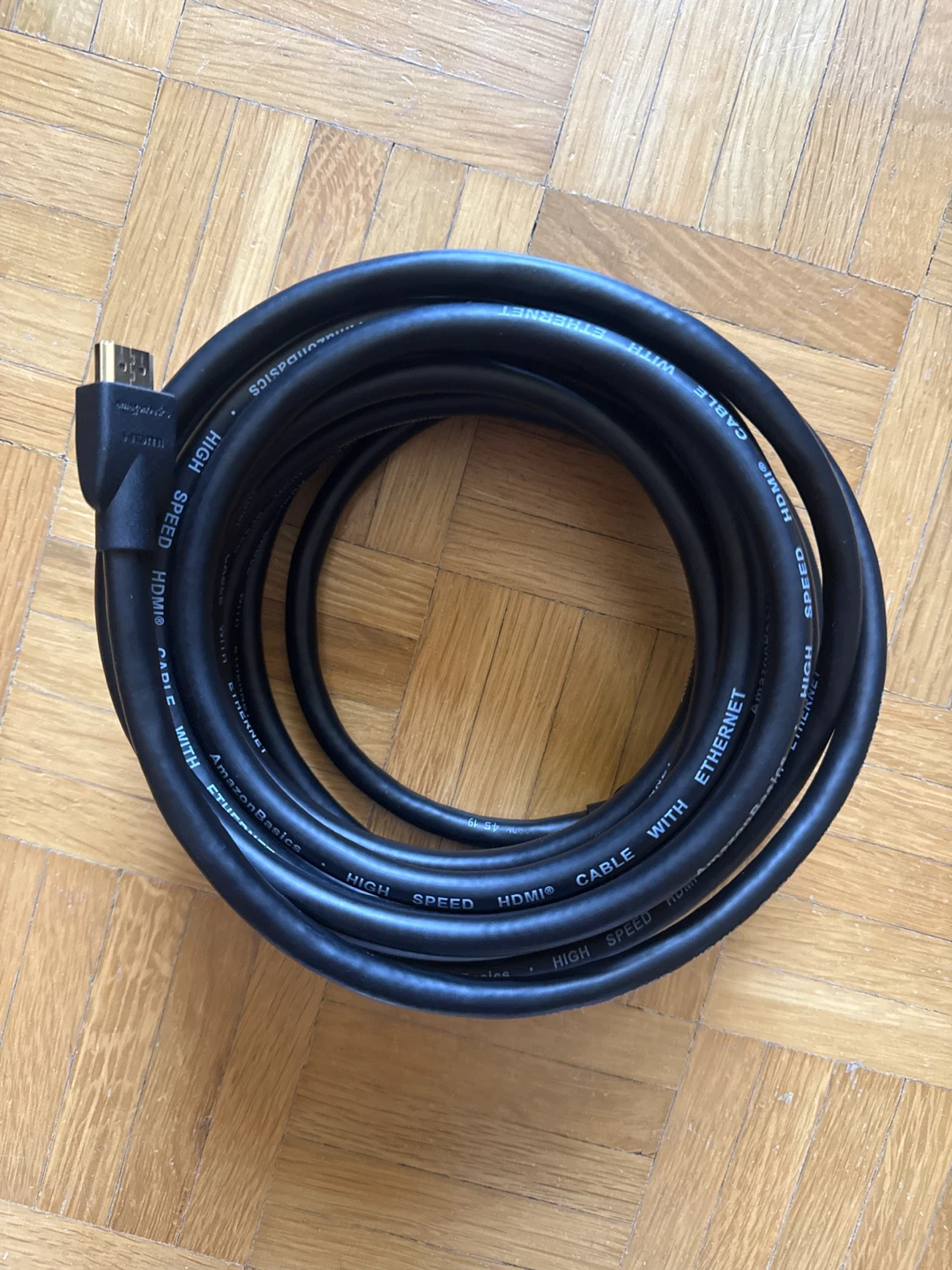 AmazonBasics High Speed HDMI Cable with Ethernet - 25 Feet