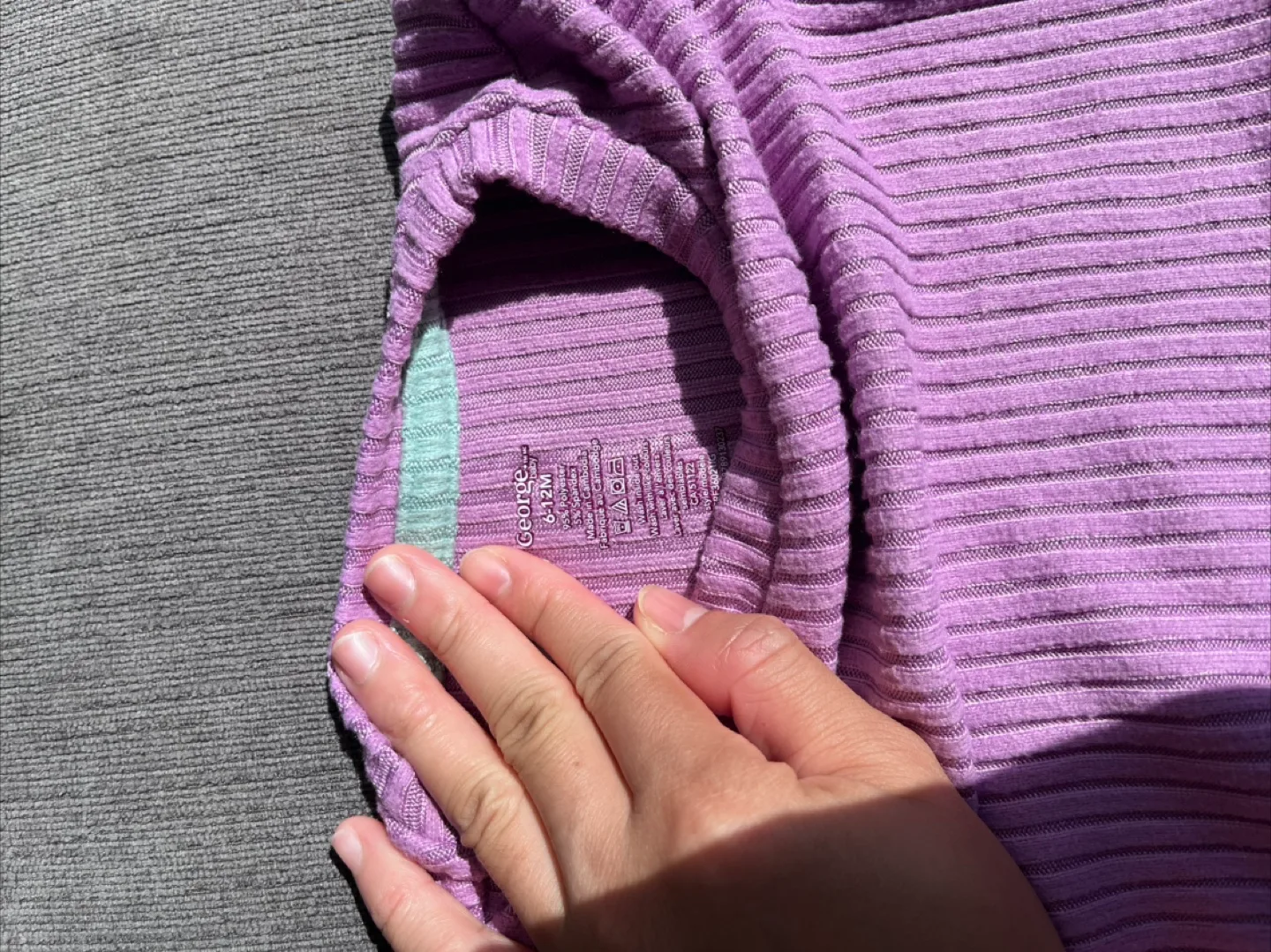6-12 Month Purple Outfit Set - photo 2