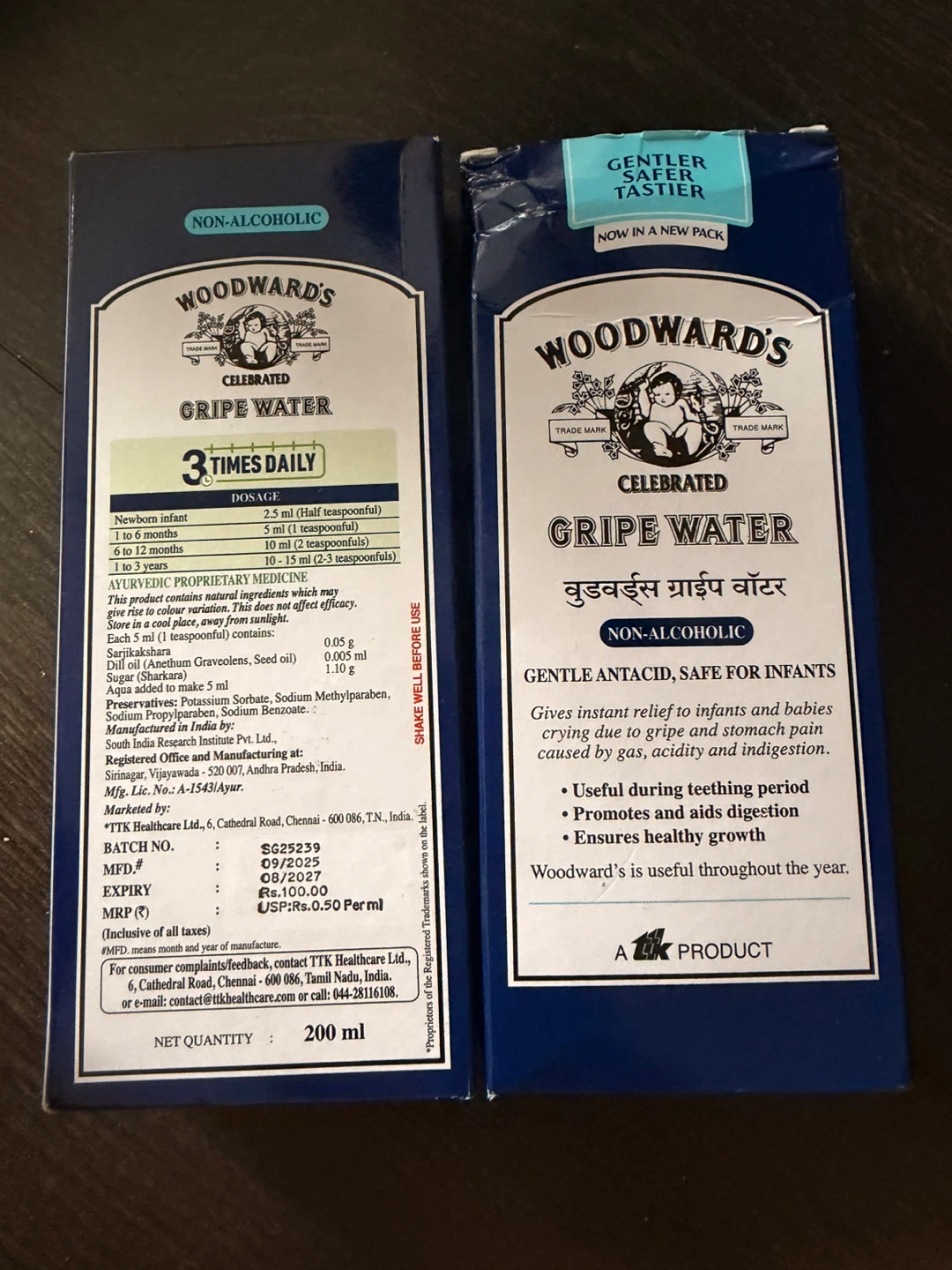 Woodward's Celebrated Gripe Water 200ml