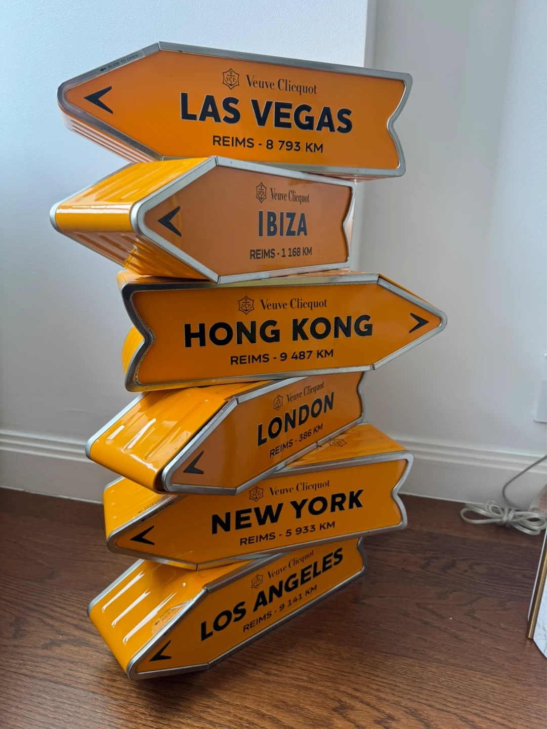 Veuve Clicquot Destination Signpost Display