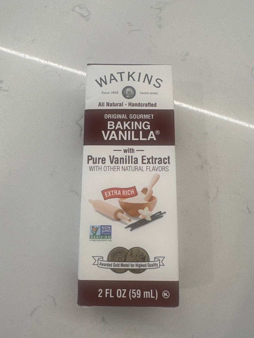 Watkins Original Gourmet Baking Vanilla Extract 2 FL OZ