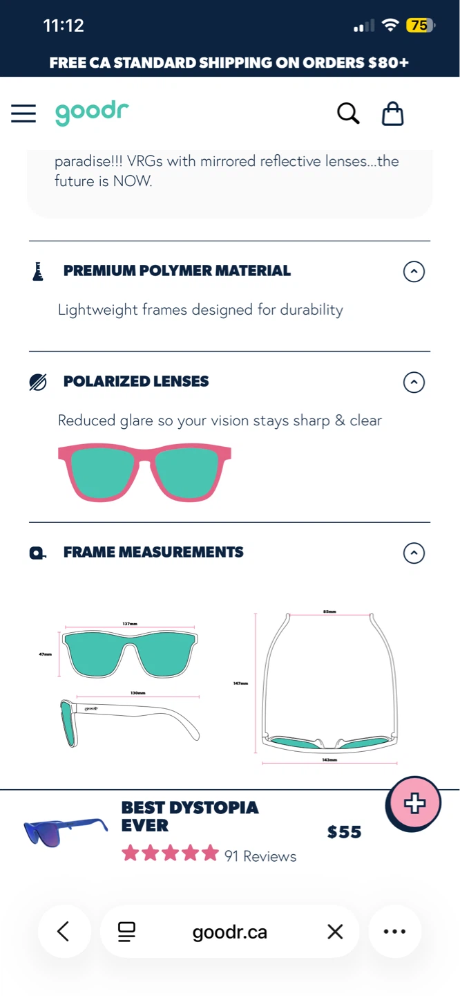Polarized, No slip, No Bounce Unisex Sunglasses - photo 4