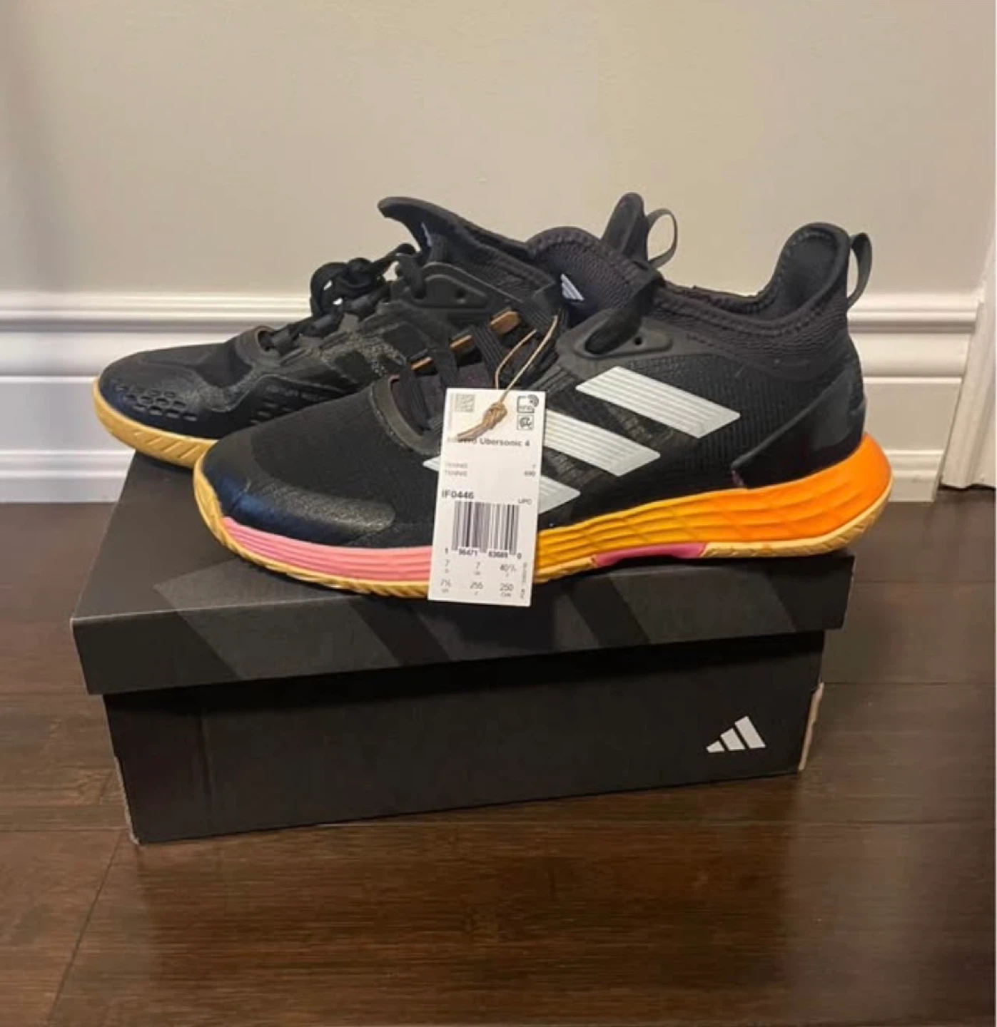 Adidas Adizero Ubersonic 4.1 M Tennis Shoes Black