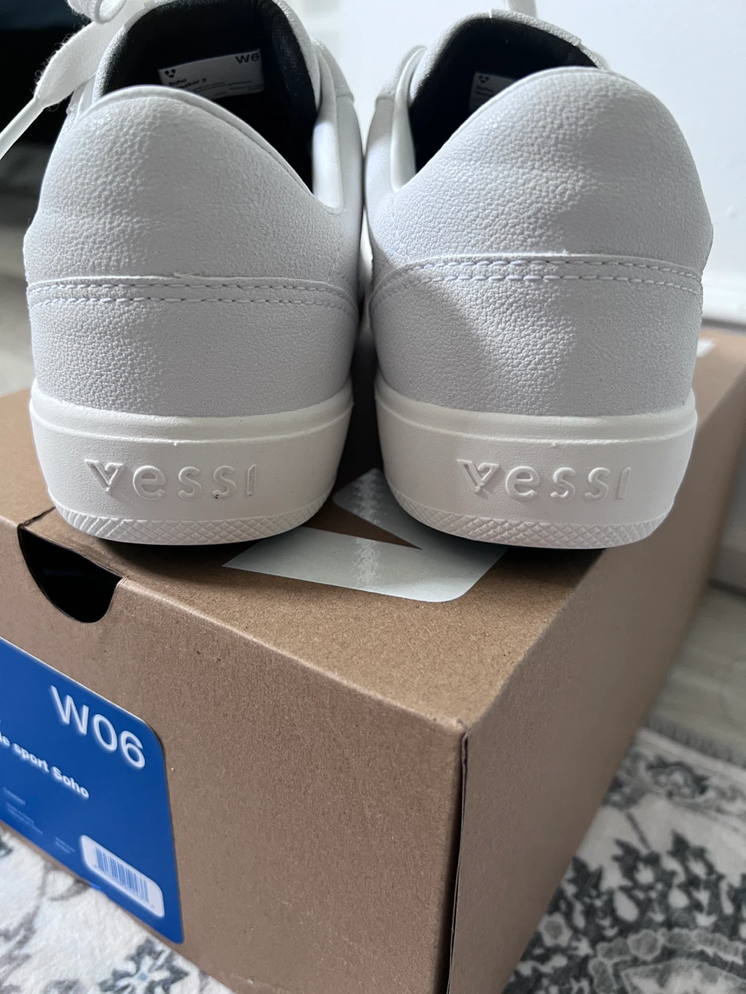 Vessi Soho Sneaker - Ivory White (size 6) - photo 3