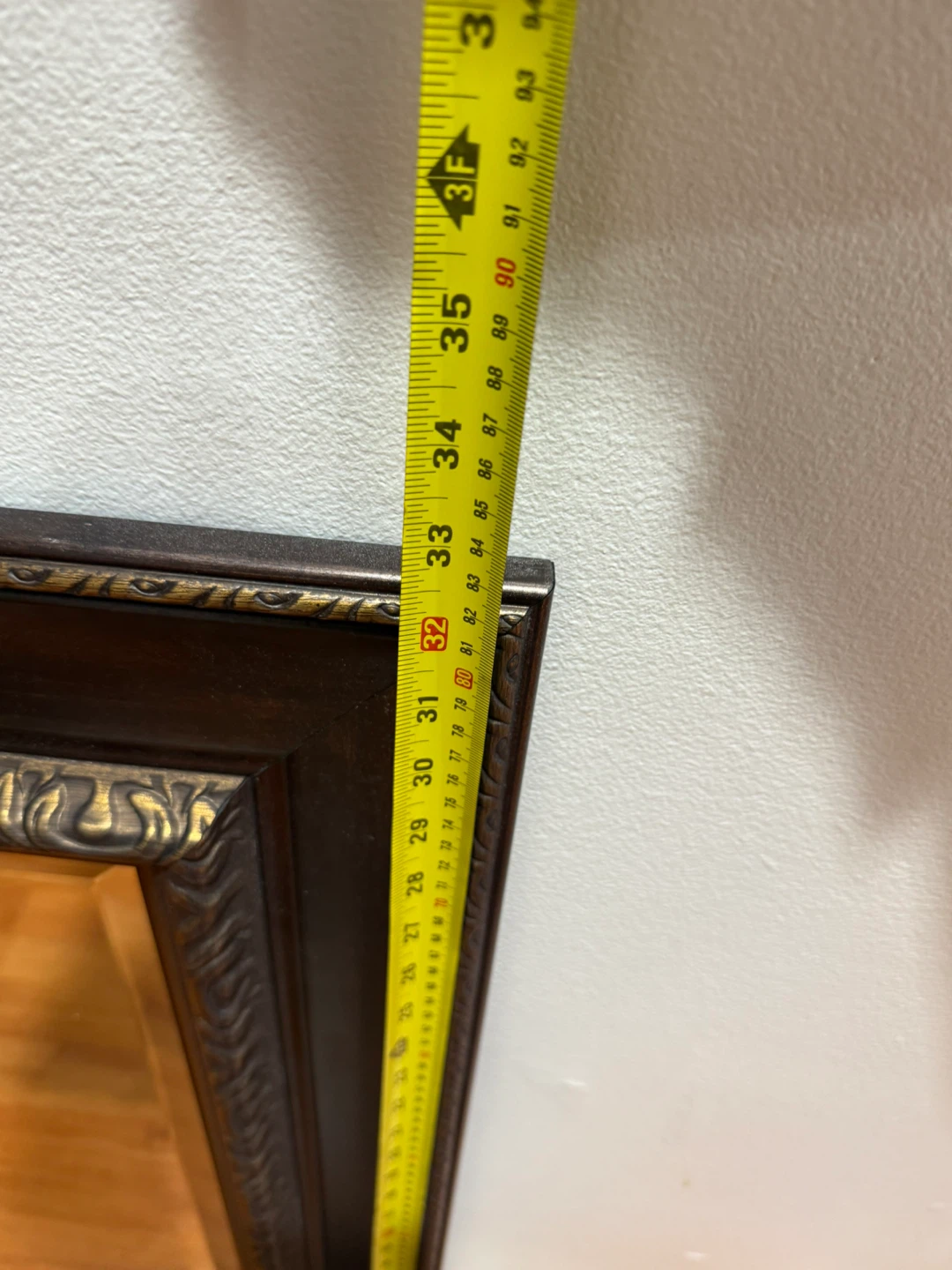 Large Framed Wall Mirror - photo 4