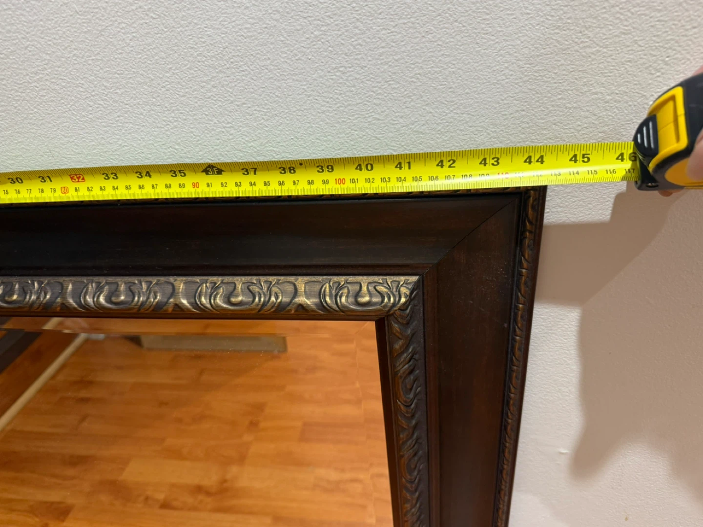 Large Framed Wall Mirror - photo 3