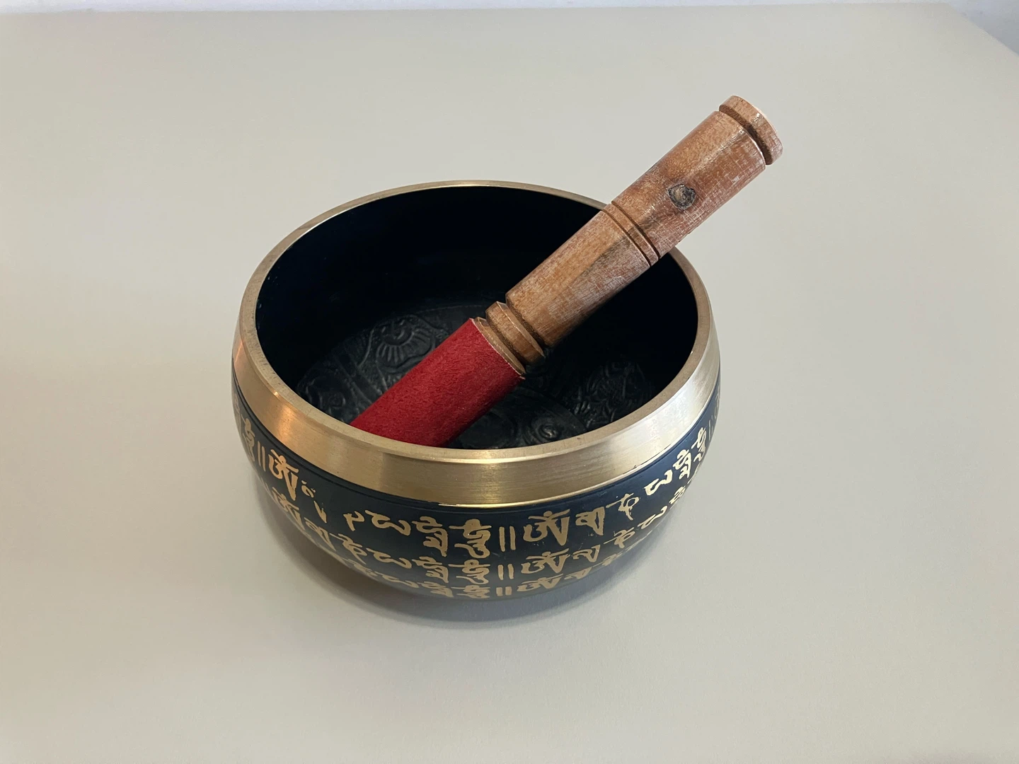 Tibetan Singing Bowl with Wooden Striker