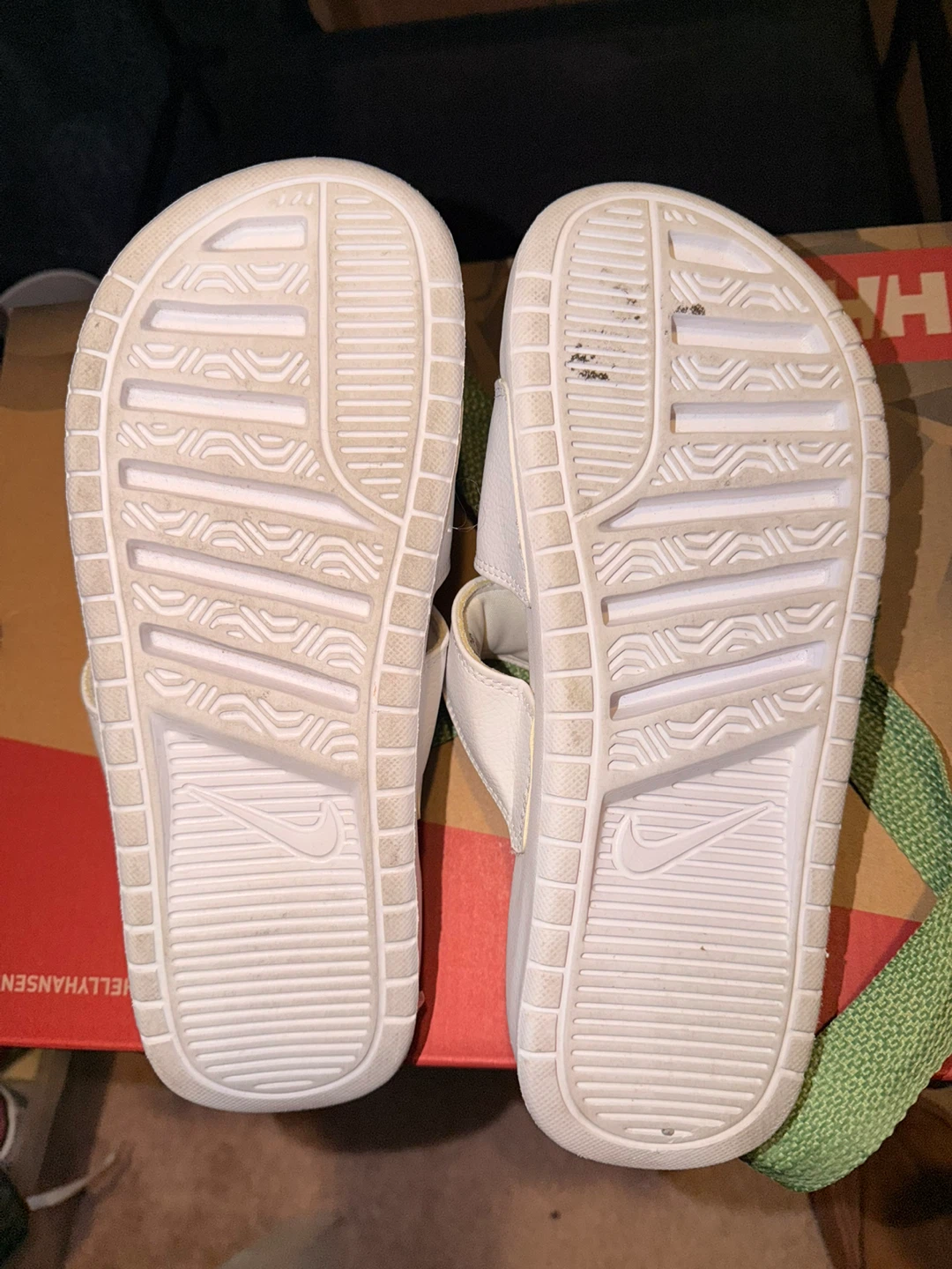 Nike White Slides