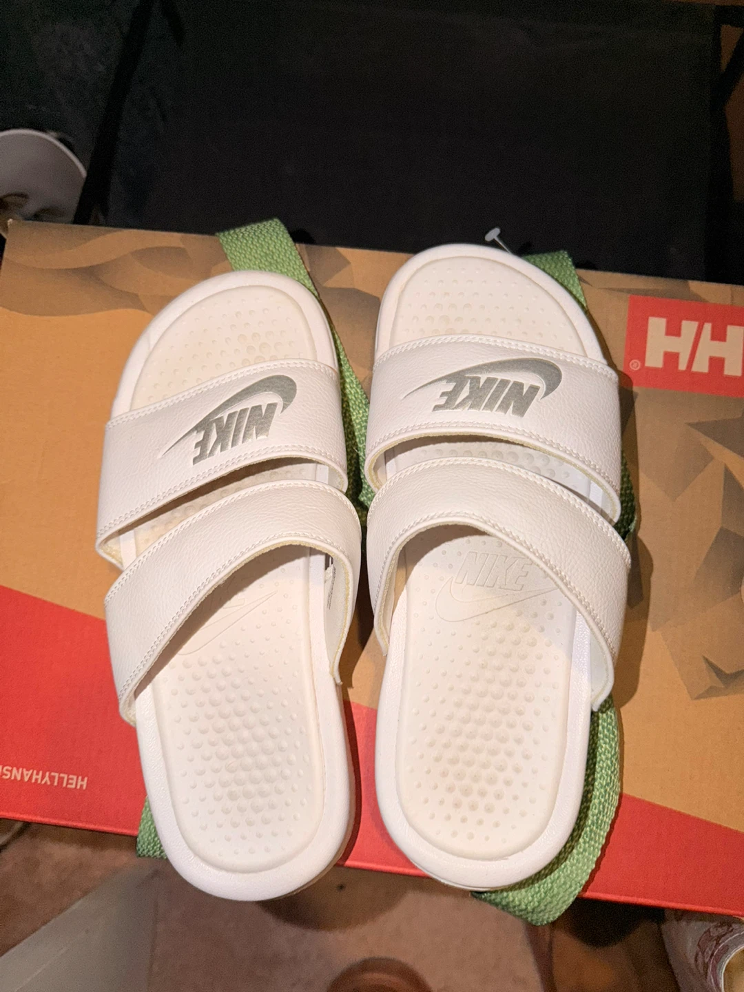 Nike White Slides - photo 2
