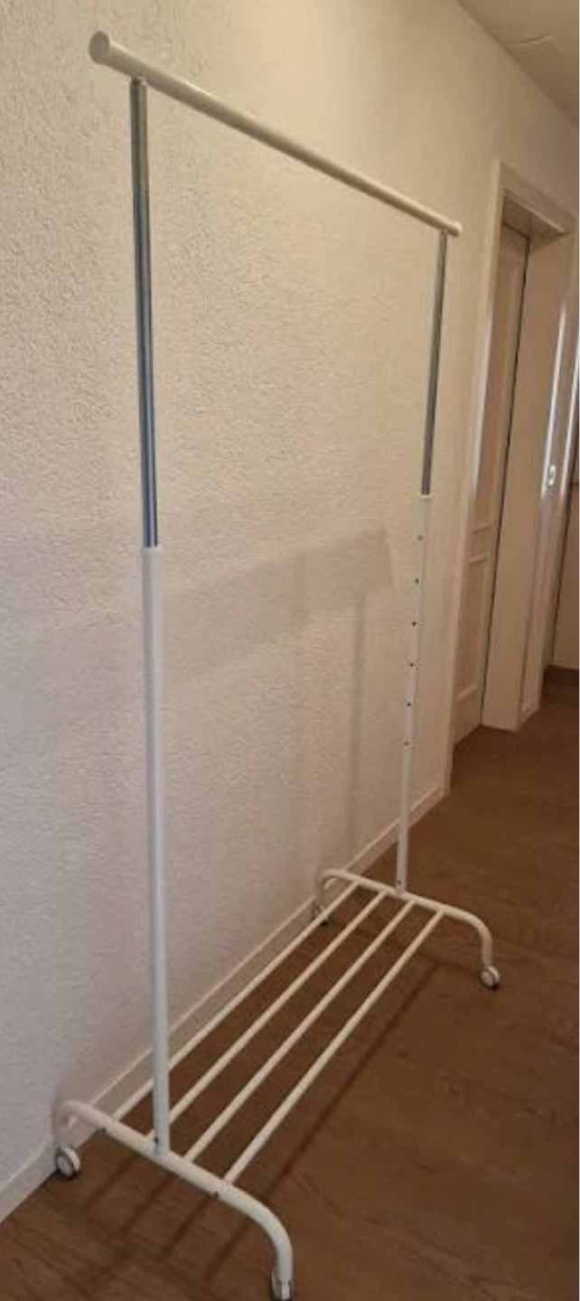 IKEA RIGGA Clothes Rack (White)