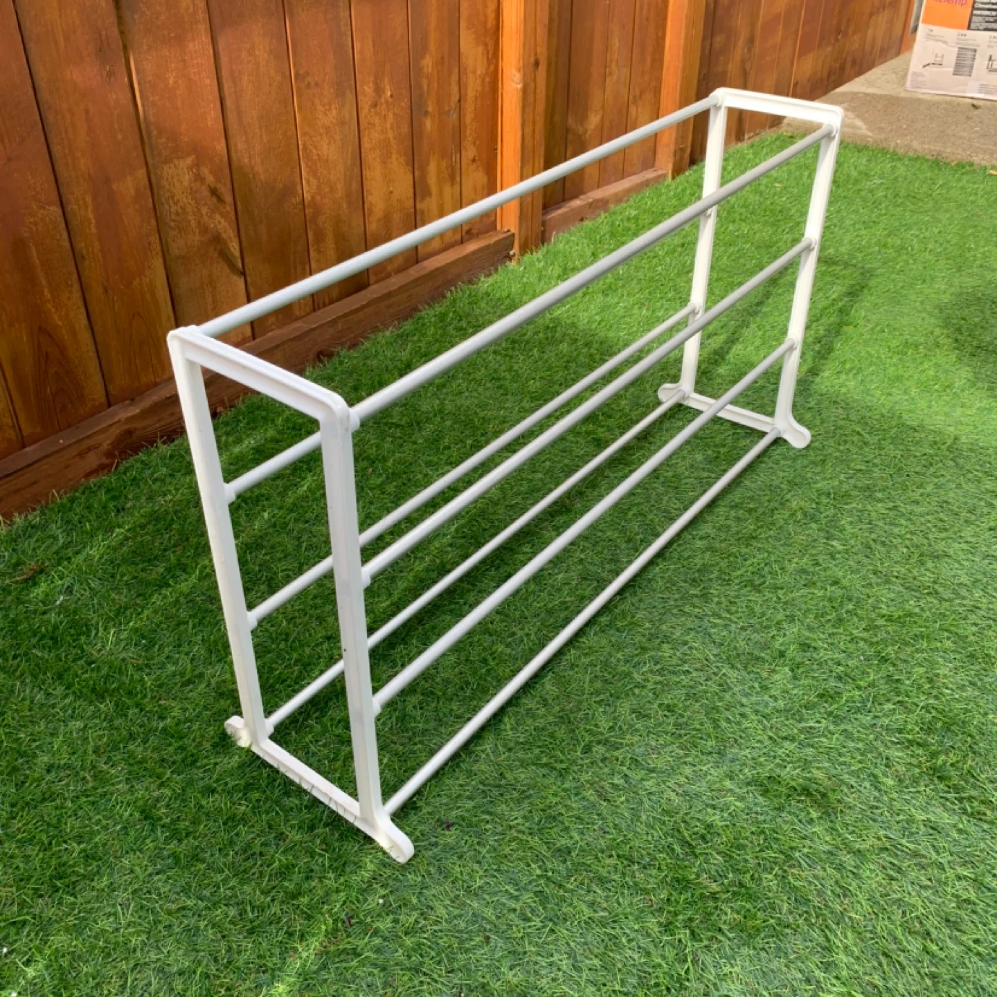 Shoe Rack Storage Rack White Organizer 4 Tier Shelves - photo 3